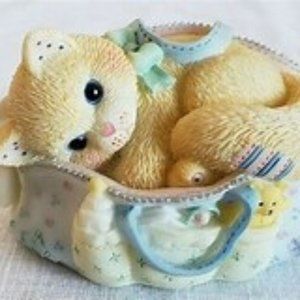CALICO in a Diaper Bag Figurine